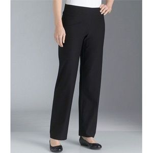33. Eileen Fisher Washable Crepe Straight-Leg Pants